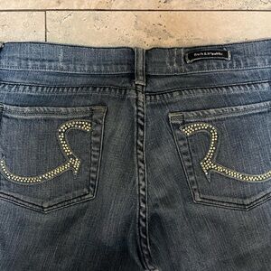 Rock & Republic Classic Flare Jeans with Rhinestone Accents